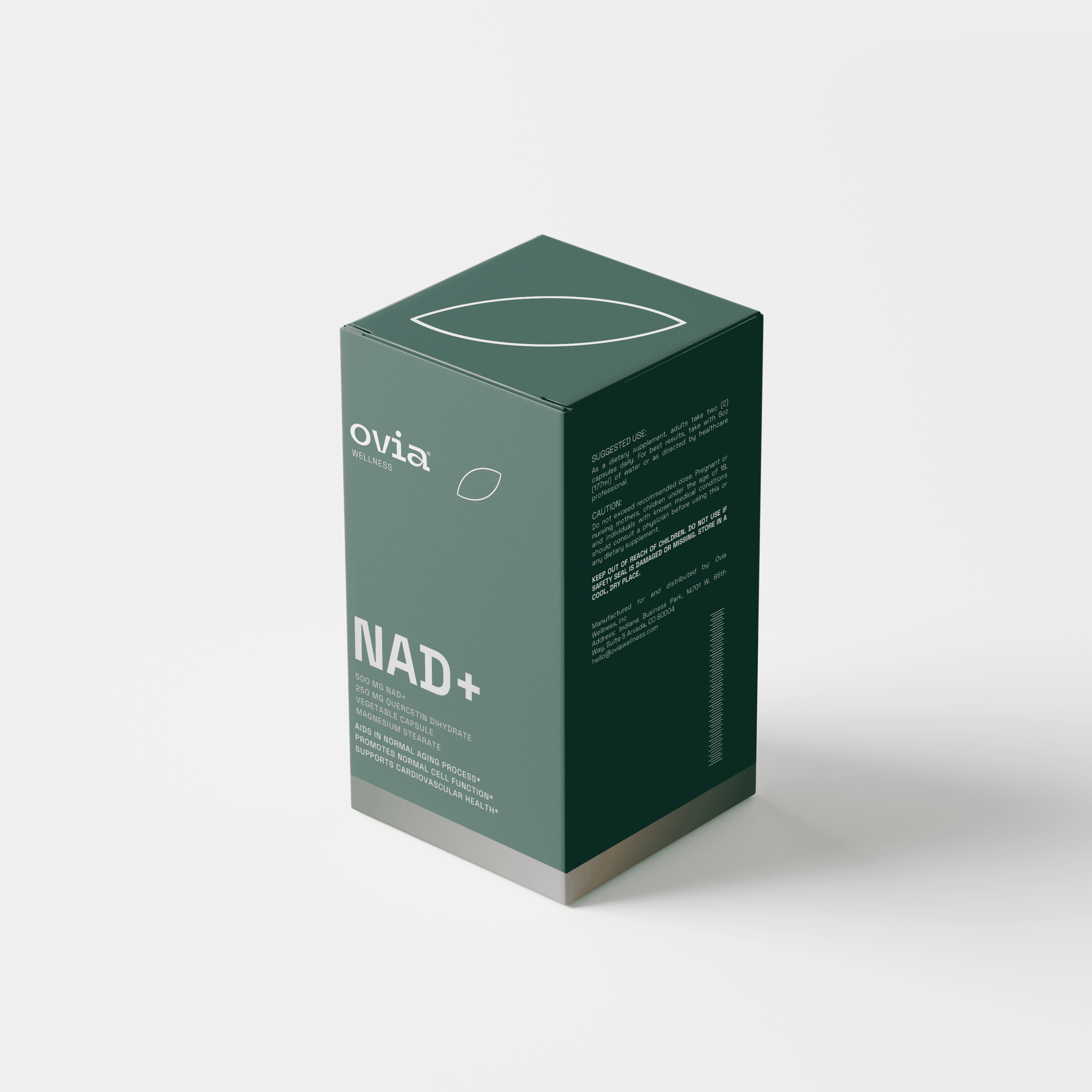 NAD+ Supplement 500mg - Nicotinamide Adenine Dinucleotide Supplement (60 Caps)