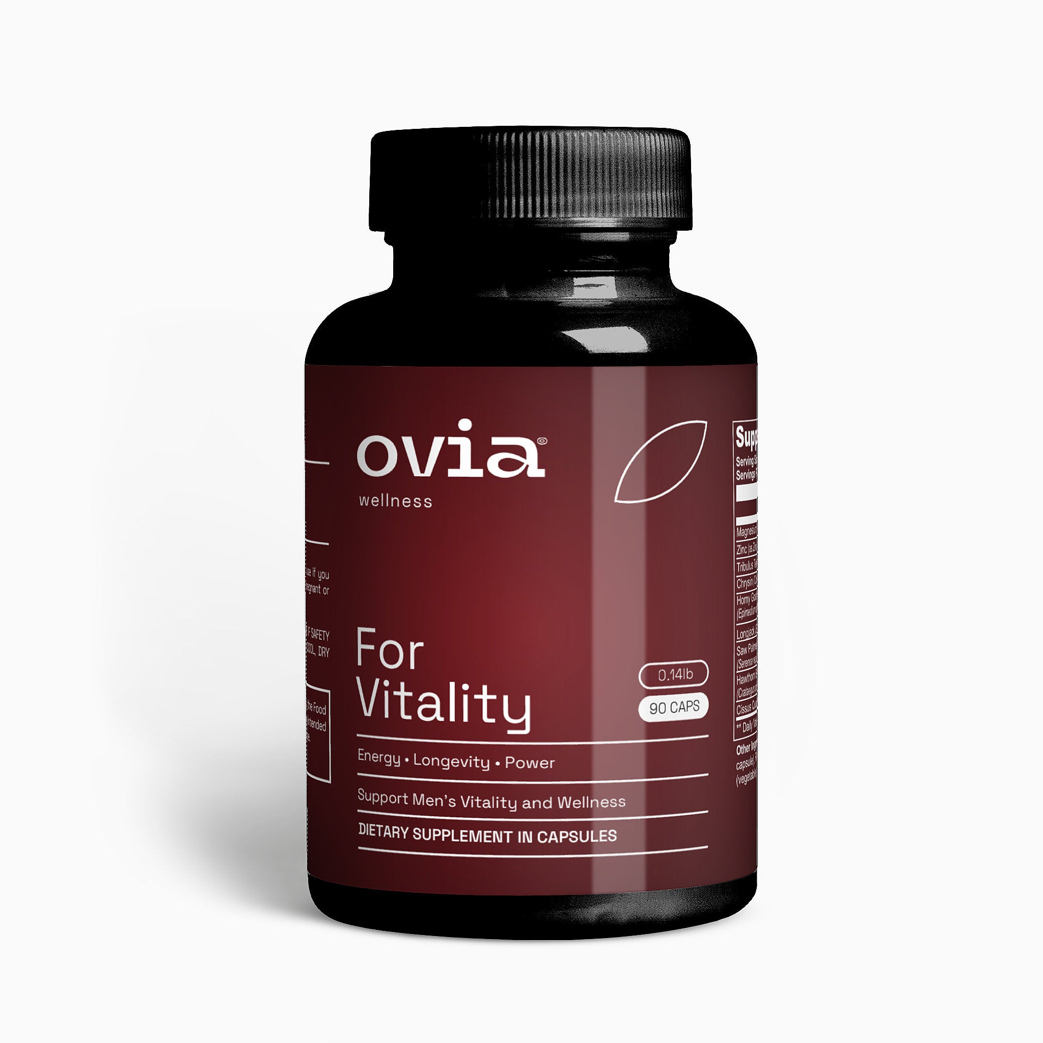 Men’s Supplement for Energy & Vitality Health - Ovia Wellness
