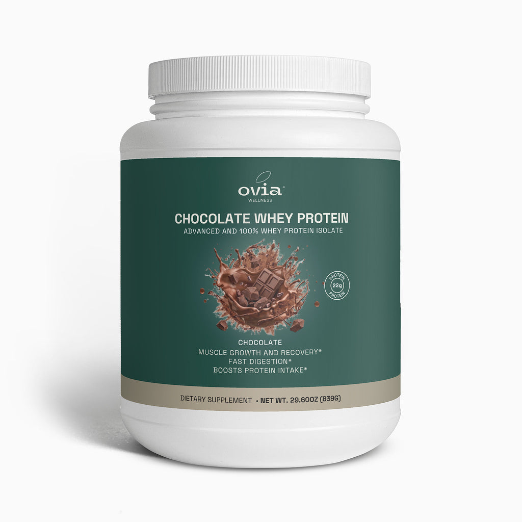Whey Protein Isolate Chocolate - 100% Pure Whey Protein Powder Isolate (22g Protein)