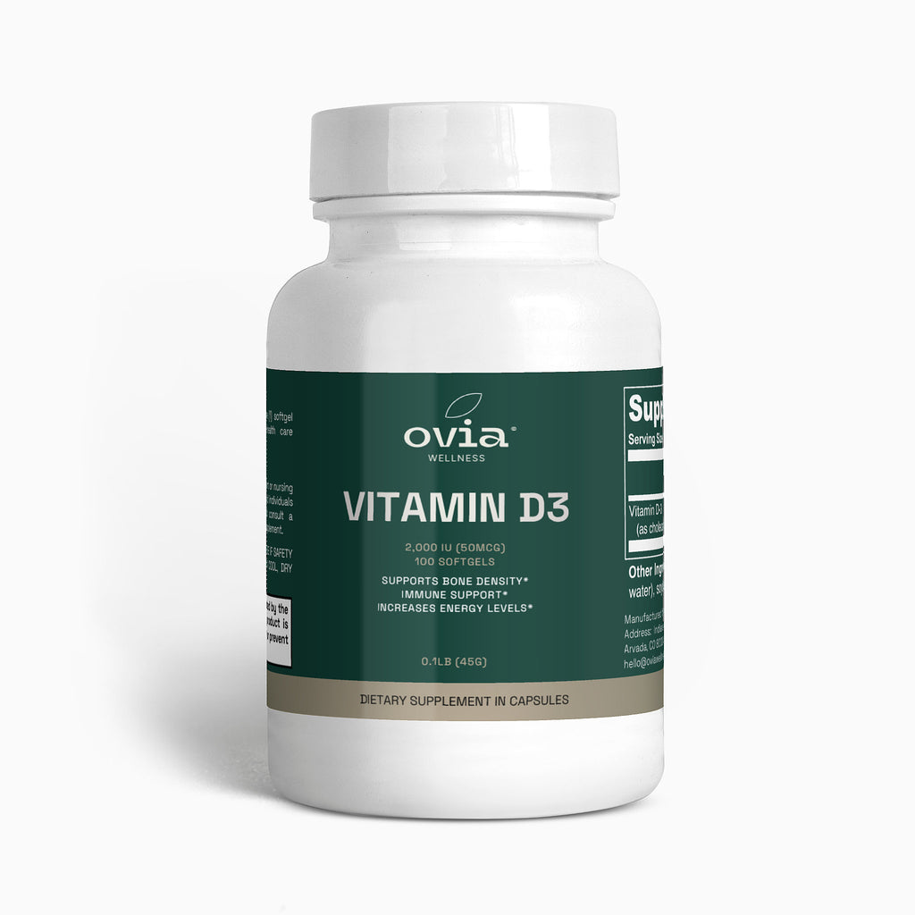 Vitamin D3 2000 IU Softgels - D3 + K2 High Absorption Softgel (100 Count)