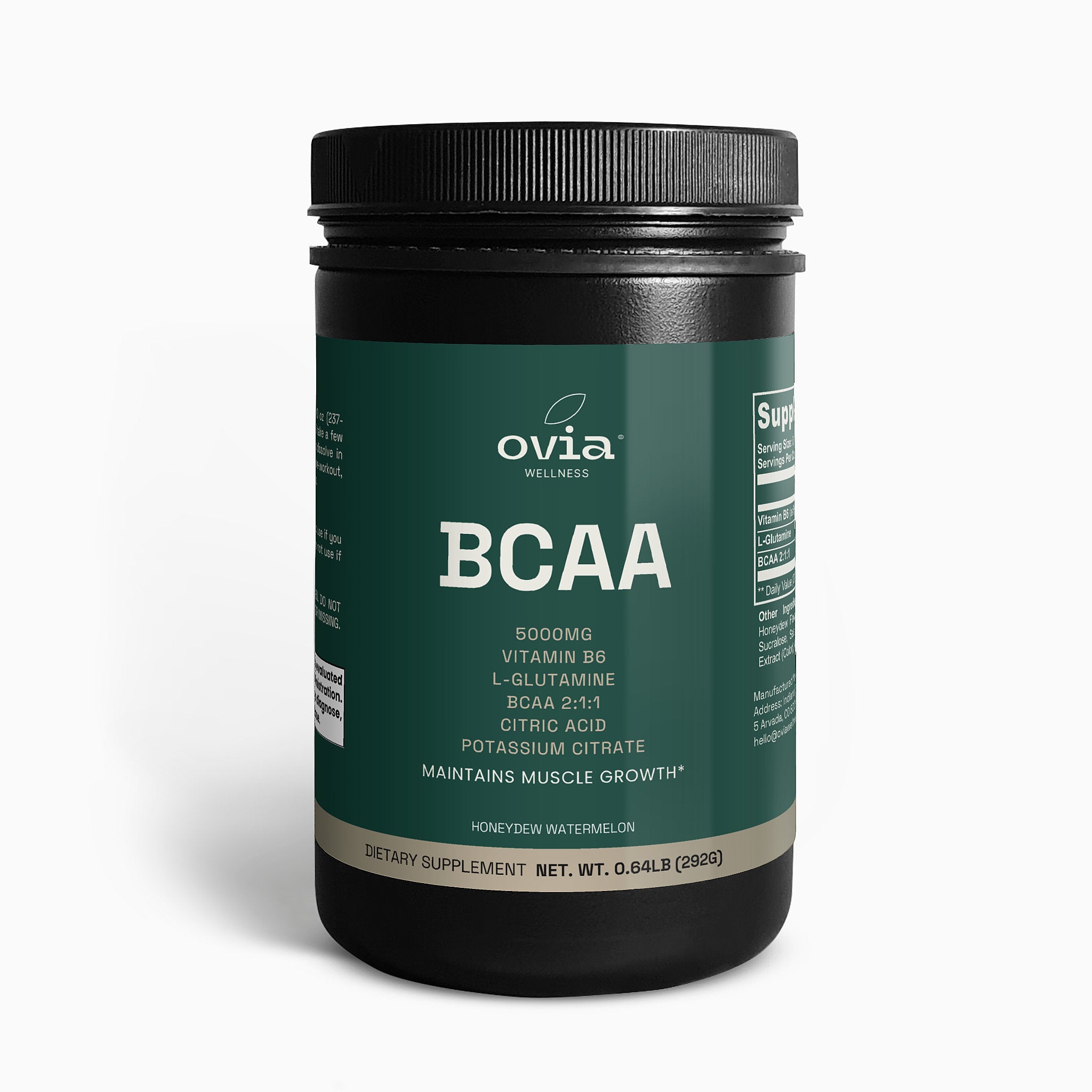 BCAA Powder - Post Workout Amino Acids Supplements  (Honeydew/Watermelon)