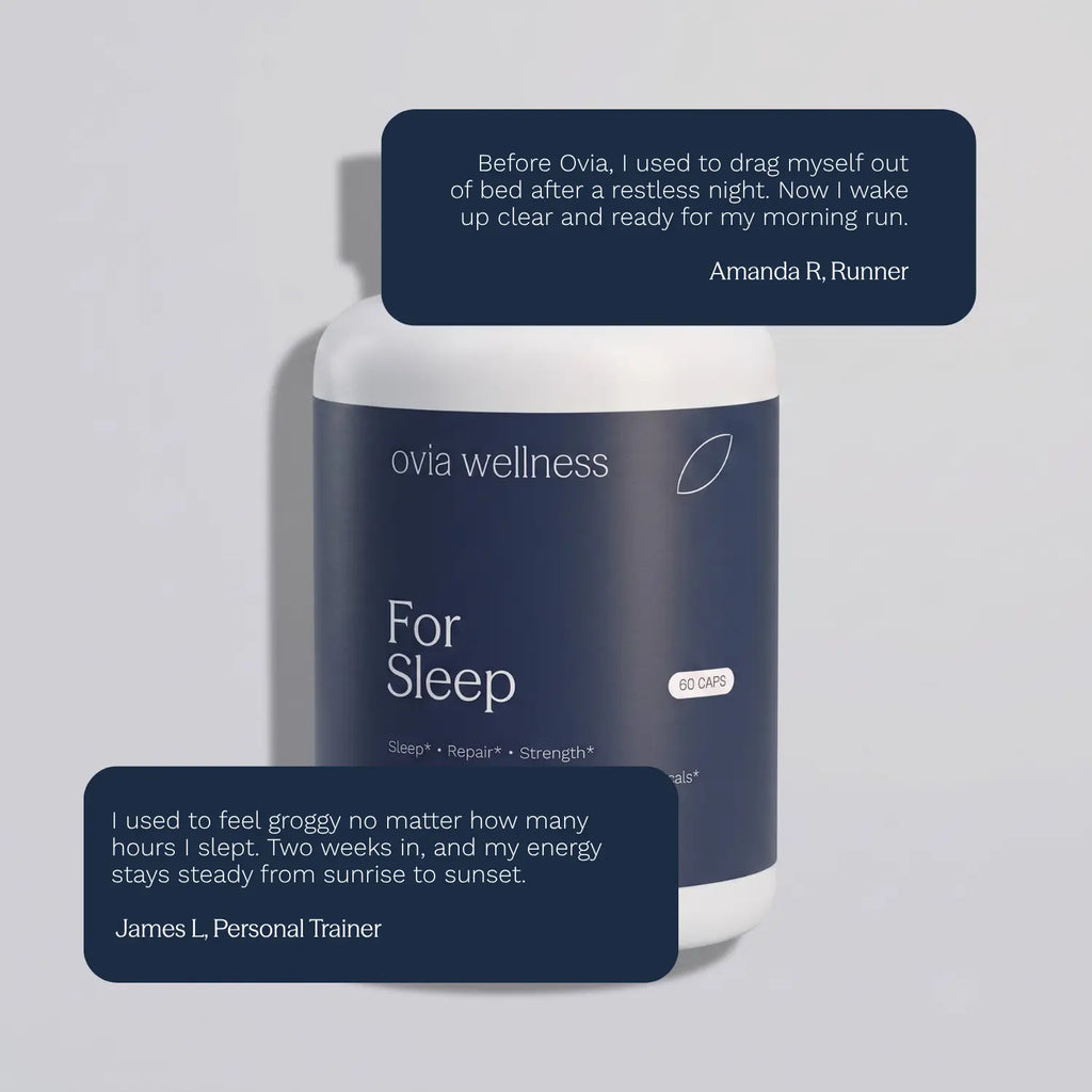 Natural Sleep Aid - Melatonin Supplement with GABA, Ashwagandha & Calming Botanicals (60 Caps)