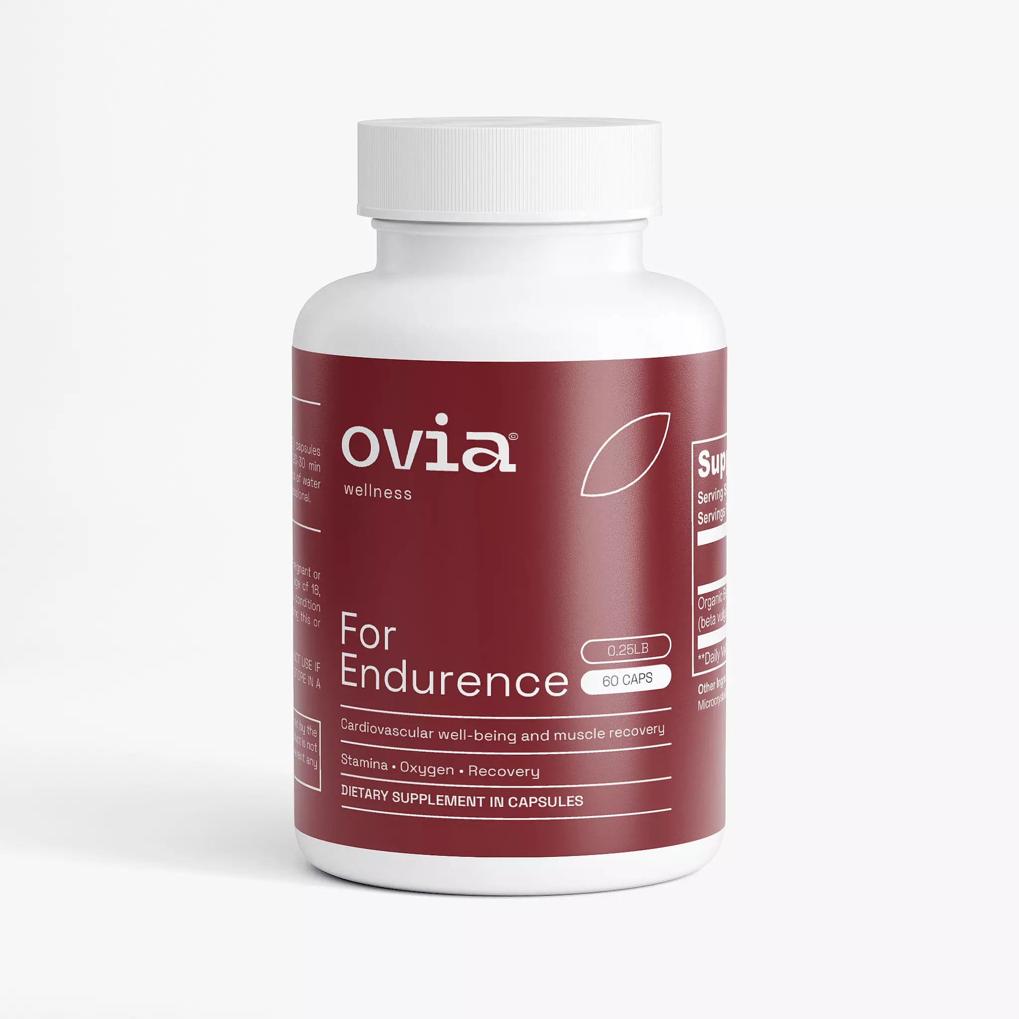 Ovia For Endurance - Clean Nitrate Power for Stamina, Oxygen & Recovery