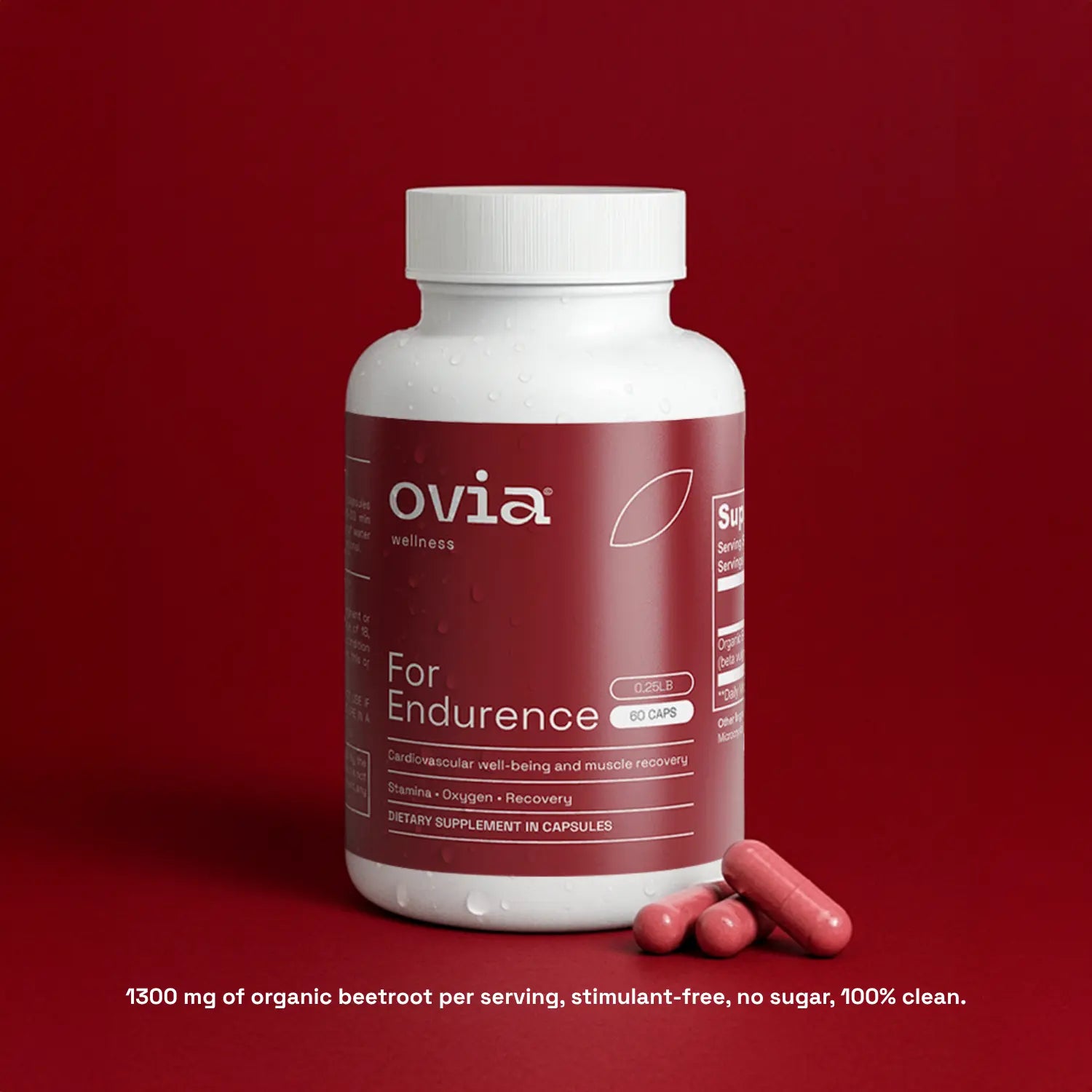 Ovia For Endurance - Clean Nitrate Power for Stamina, Oxygen & Recovery