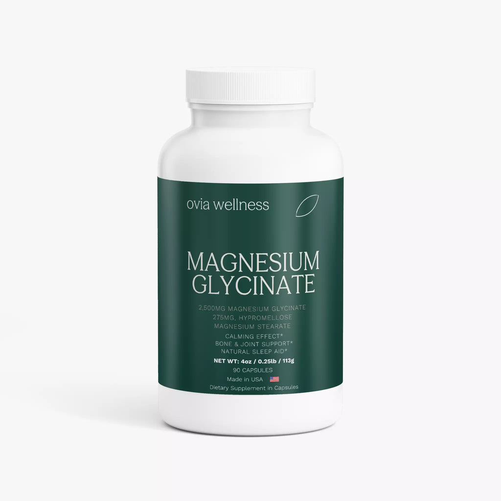 Magnesium Glycinate Supplement 2,500mg - Sleep & Muscle Recovery (90 Count)