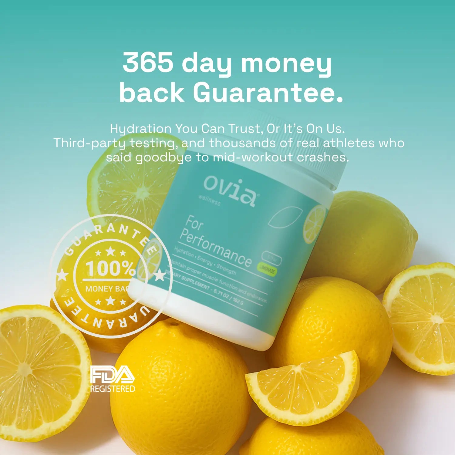 Ovia For Performance - Clean Hydration for Steady Energy