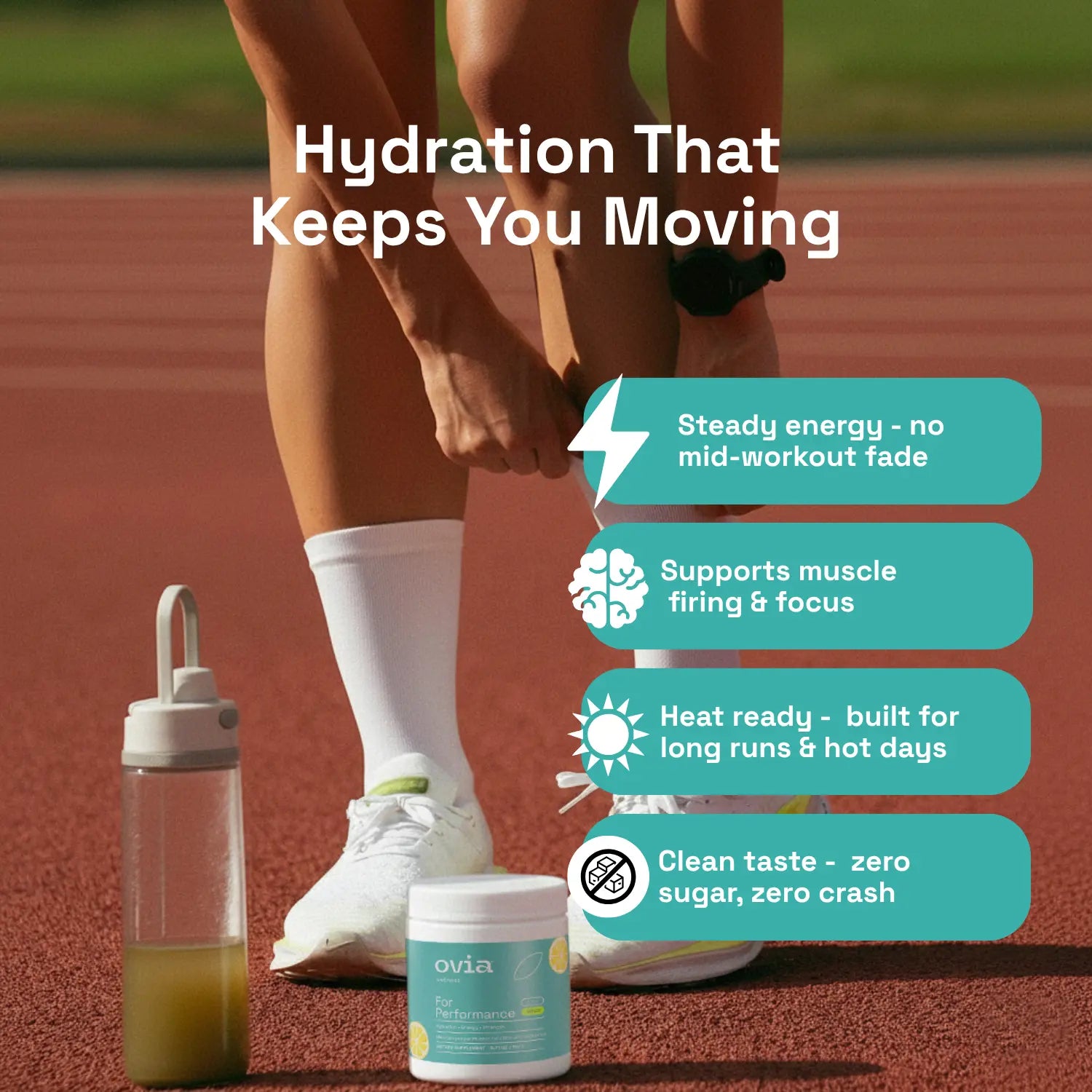 Ovia For Performance - Clean Hydration for Steady Energy