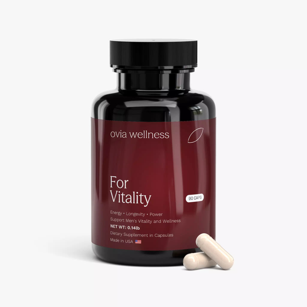 Men's Vitality Supplement - Tribulus, Longjack & Saw Palmetto for Energy & Male Health (90 Caps)