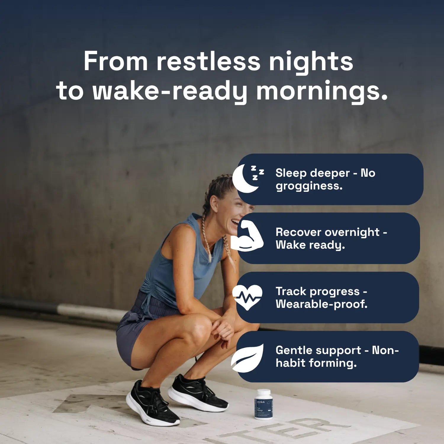 Ovia for Sleep - Deep Rest. Full Recovery. Wake Ready.