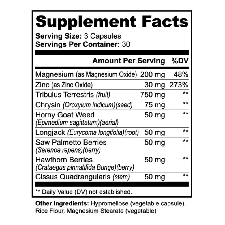 Men’s Supplement for Energy & Vitality Health - Ovia Wellness